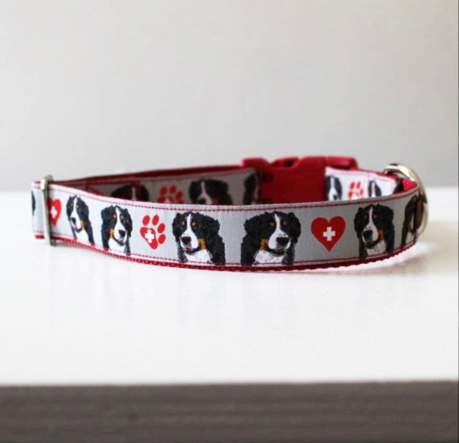 Bernese Mountain Dog Swiss Mountain Dog Dog Collar Boy Etsy