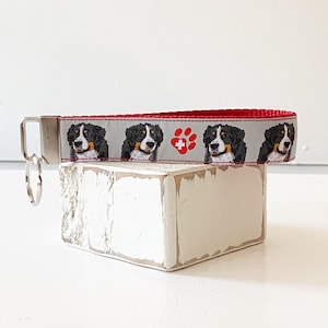 Bernese Mountain Dog Key Fob  - Swiss Mountain Dog Key Fob - Key Wristlet - Keyfob - Key Chain - Co-Worker Gifts