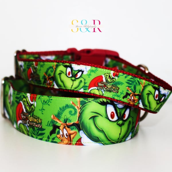 Christmas Dog Collar Etsy