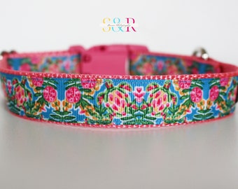 Sea Turtles Dog Collar - Ocean Dog Collar - Beach Dog Collar - Girl Dog Collar - Limited Edition