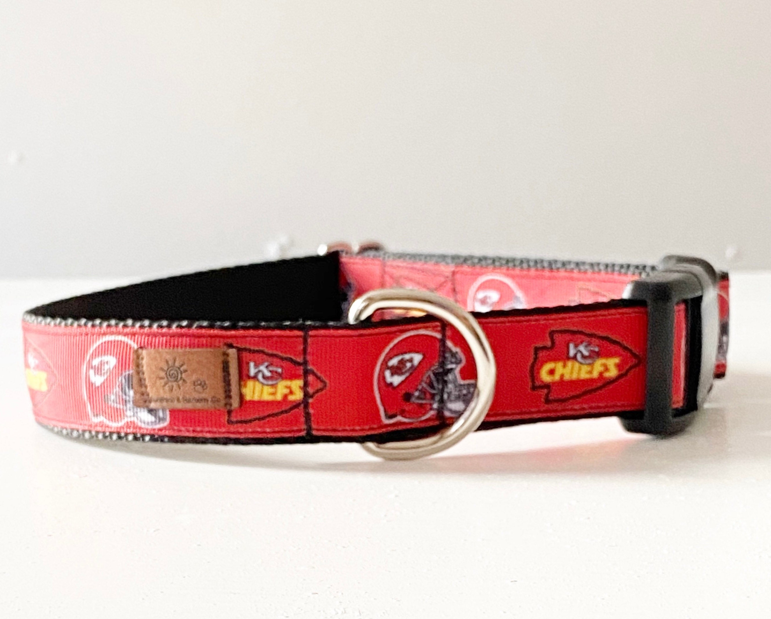 Kansas City Chiefs KC Chiefs Dog Collar Football Dog Etsy