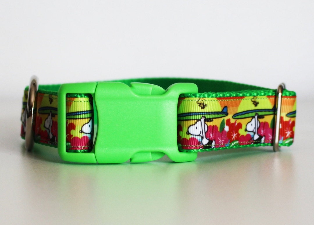 Cartoon Beagle Dog Collar Surfing Dog Collar Surfing Etsy.de