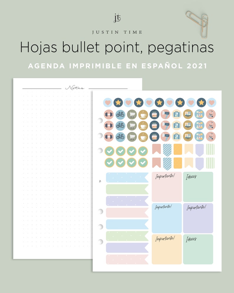 Agenda 2021 Fitness Imprimible A5 Agenda printable Fit | Etsy