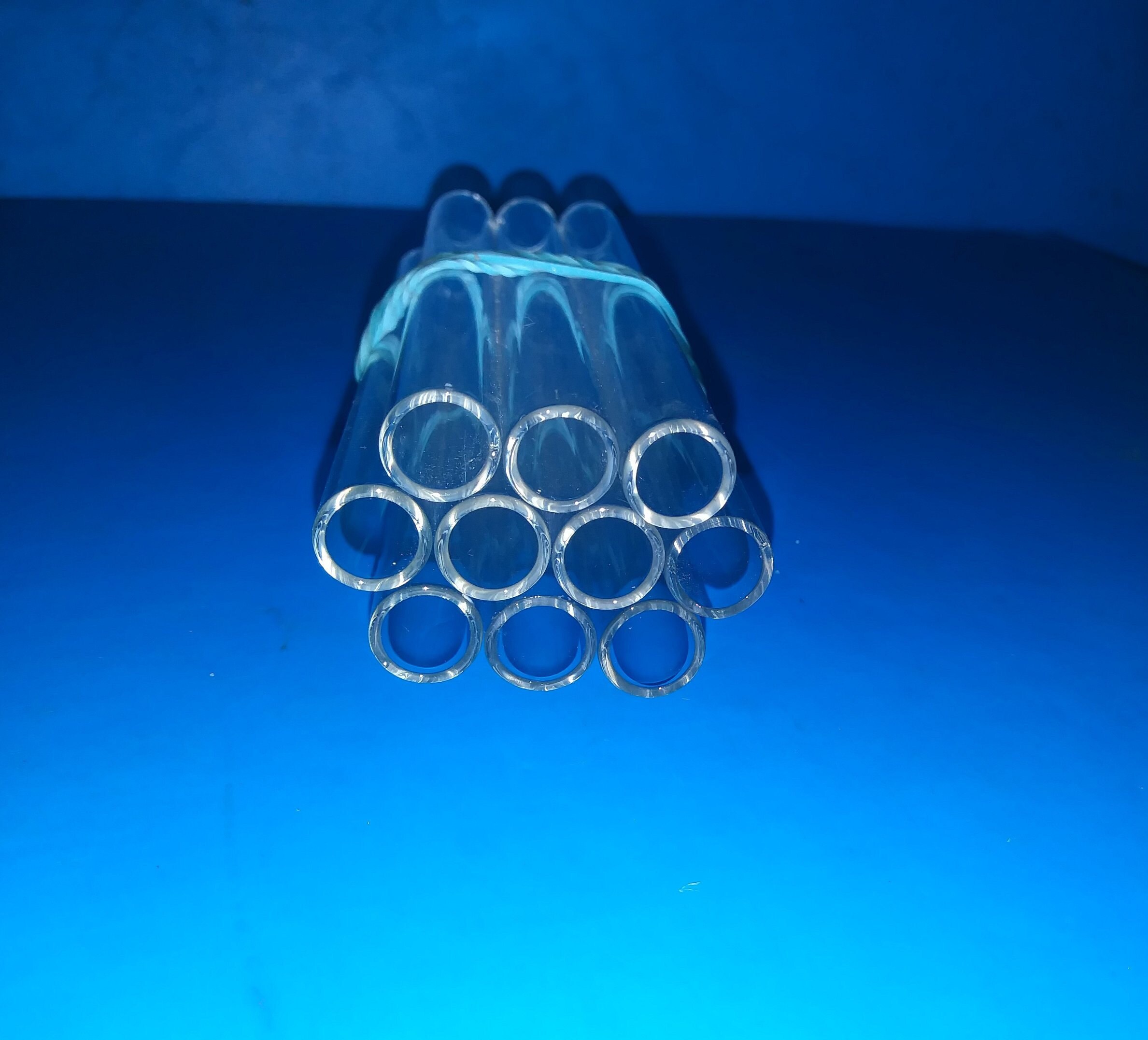 10pcs Tubos De Ensayo De Vidrio De Borosilicato Sin Rebordes De Pyrex