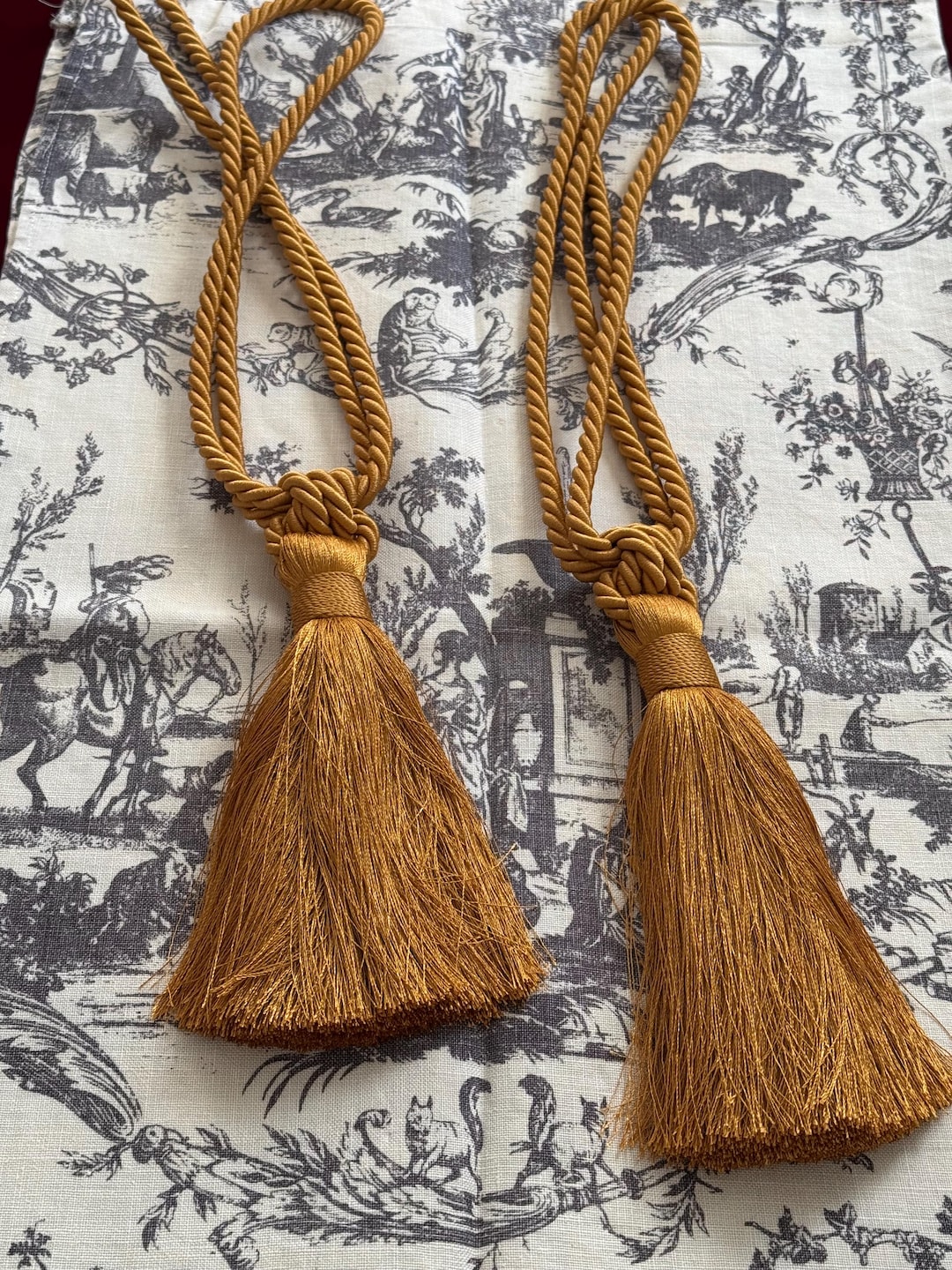 Thimbleweed Curtain Ties- Set of 2
