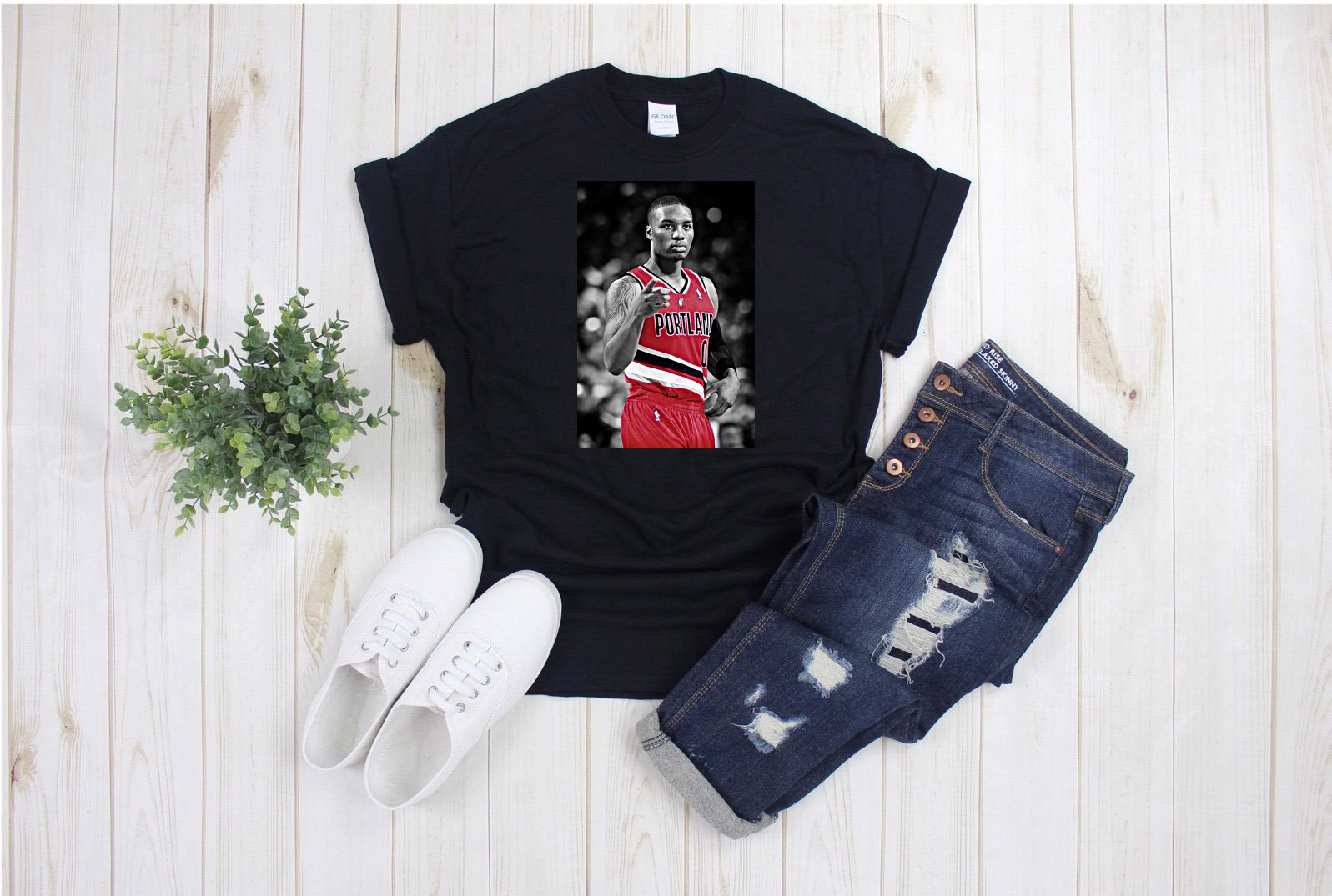 t shirt damian lillard