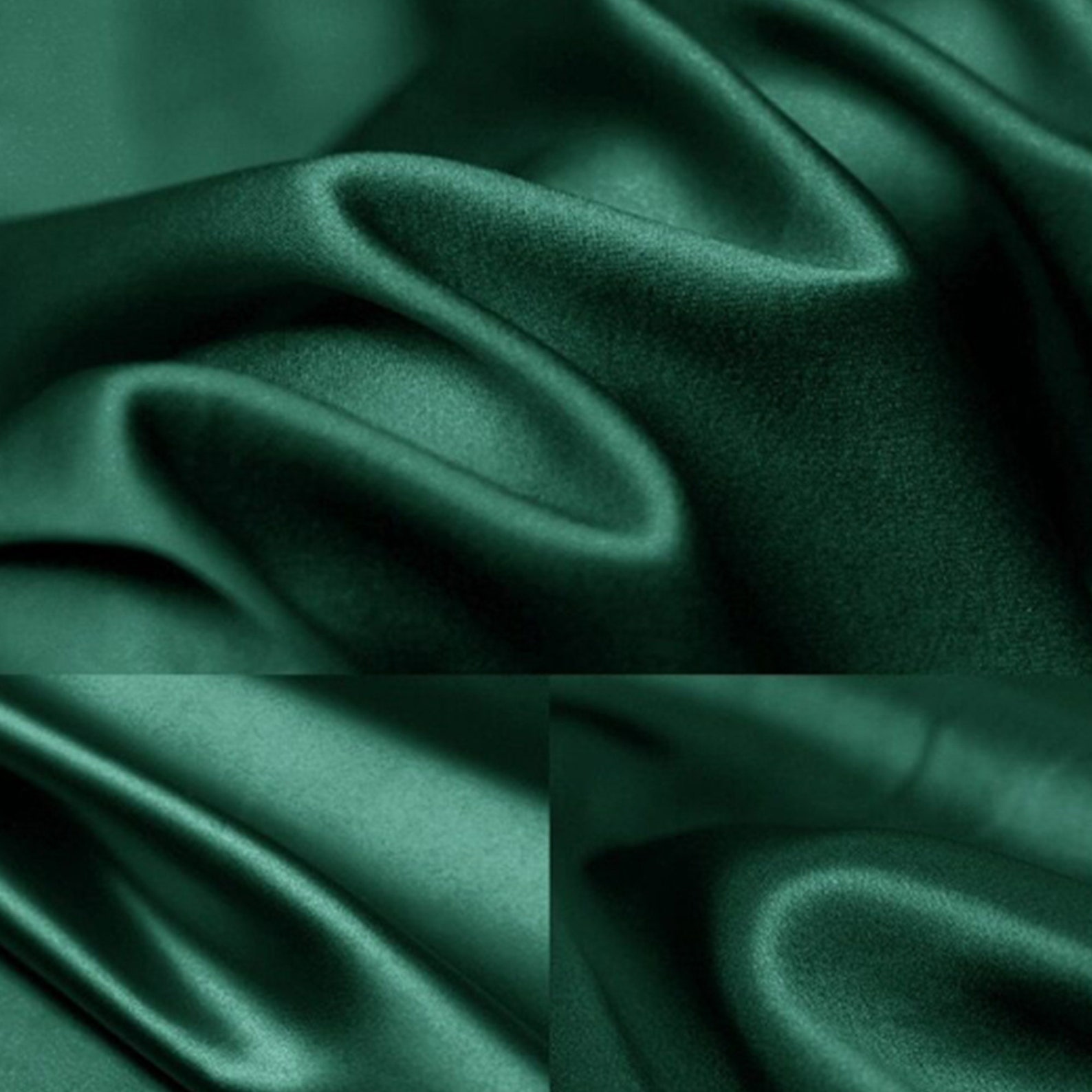 Dark Green Plain Satin Dark Green Silk Fabric Indian Silk Etsy