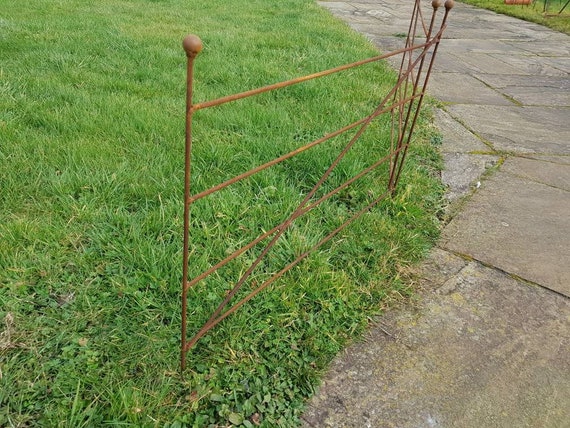 Pet Barrier Keep Pets Out of Your Flower Beds. Attractive Hurdle Garden Edging Made in UK Hurdle Fencing for Dogs Cats Chickens. UK Made Etsy Canada