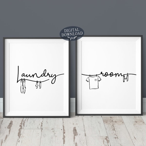 Laundry Room Art - Etsy