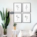 Black and White Gallery Wall Set Printable Wall Art | Etsy