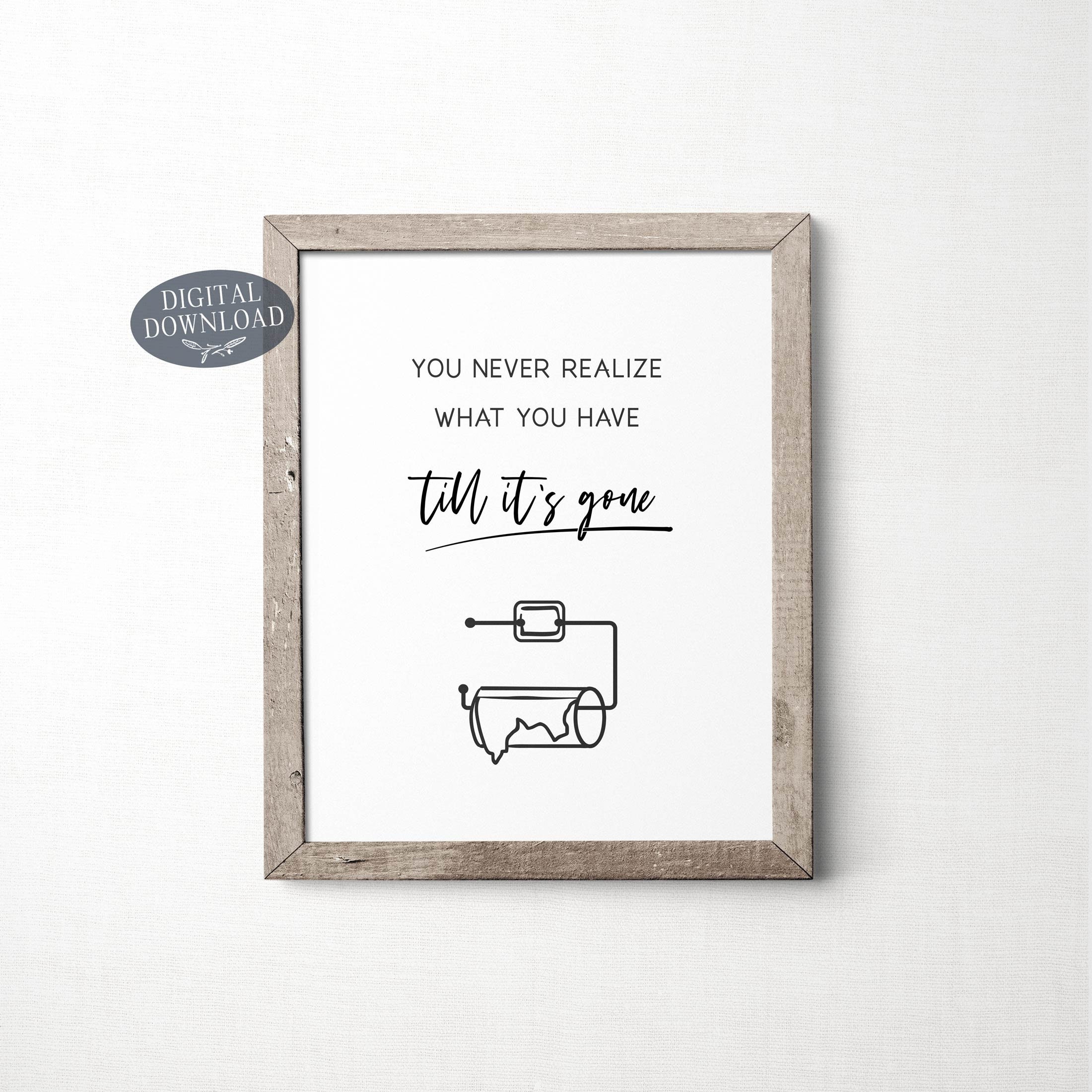 Funny Bathroom Print Bathroom Wall Decor Printable Wall Art Etsy