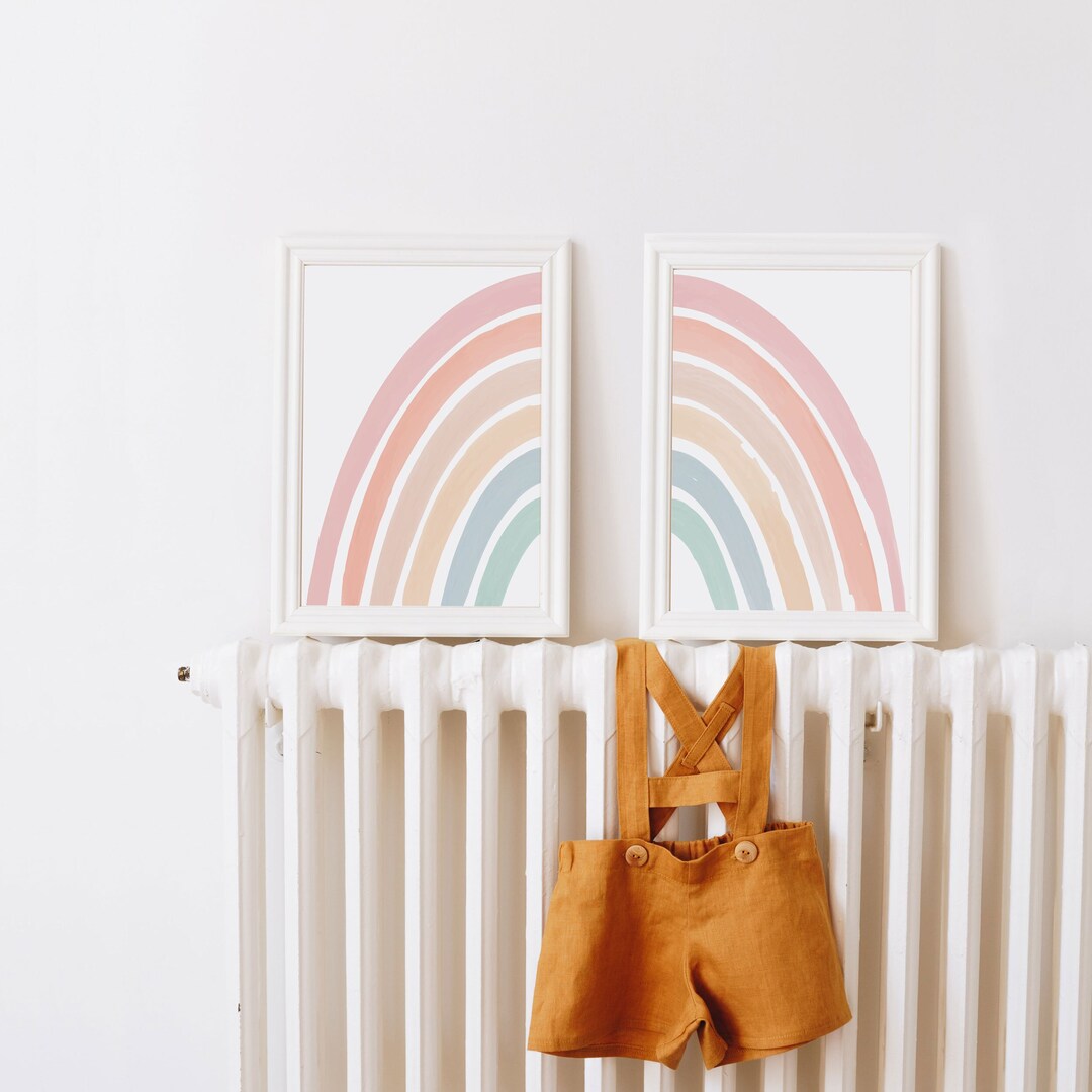 Rainbow Wall Art, Nursery Wall Decor Print, Colorful Printable Wall Art ...