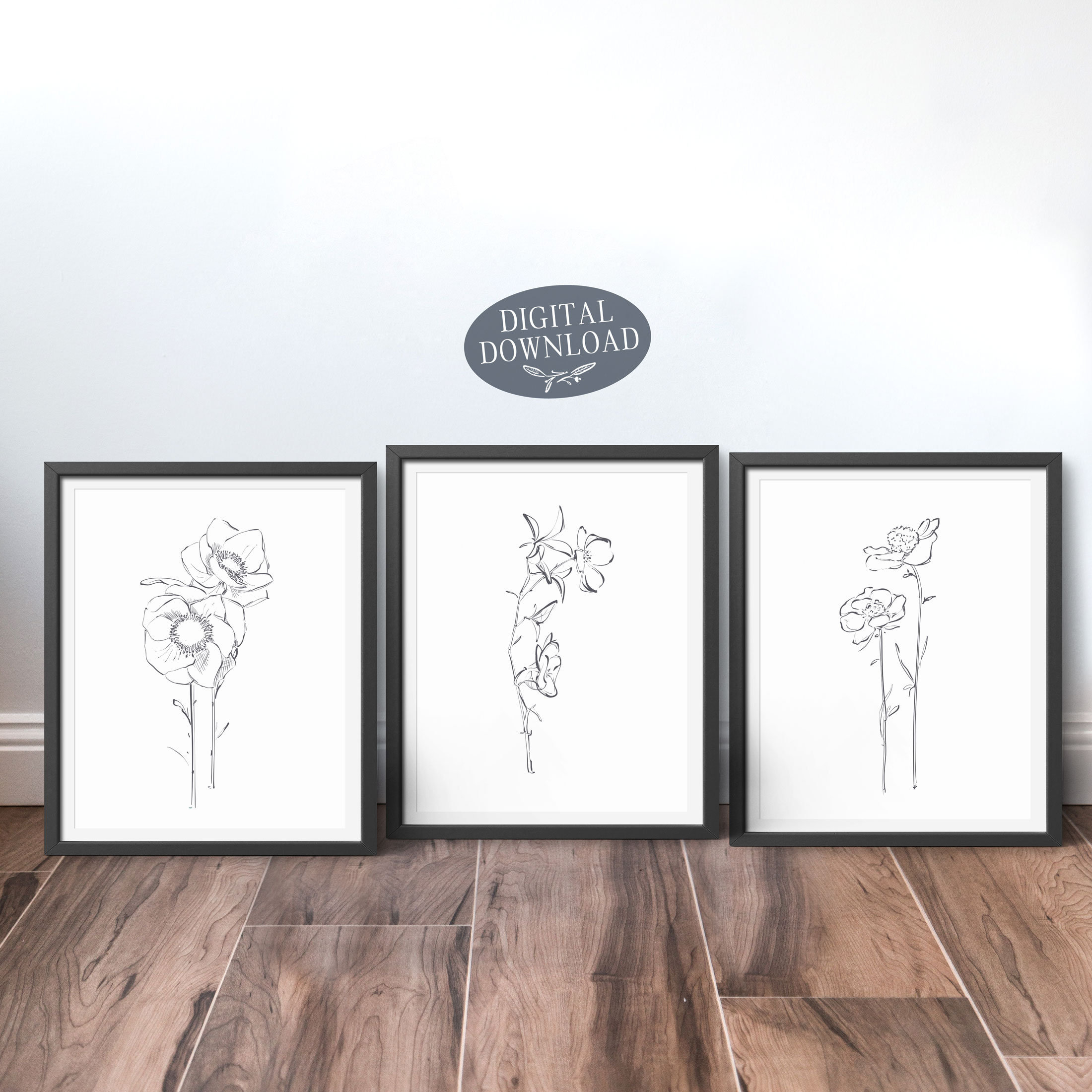 Digital Prints Prints Printable Wall Art Botanical Print Set of 2 ...