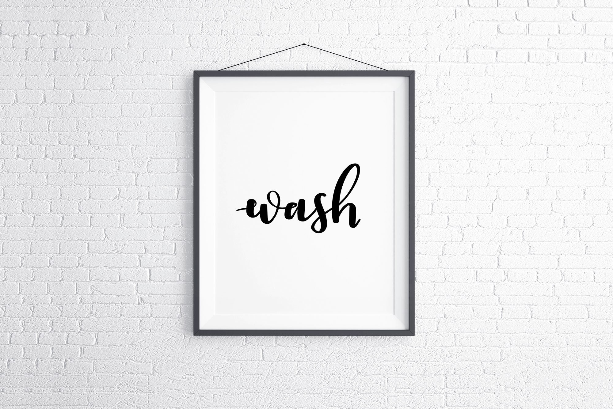 Wash Dry Fold Repeat Rustic Laundry Room Decor Set of 4 | Etsy