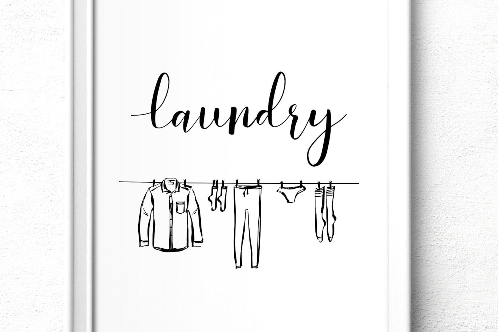 Laundry Room Decor Printable Artwork Set of 2 Prints | Etsy