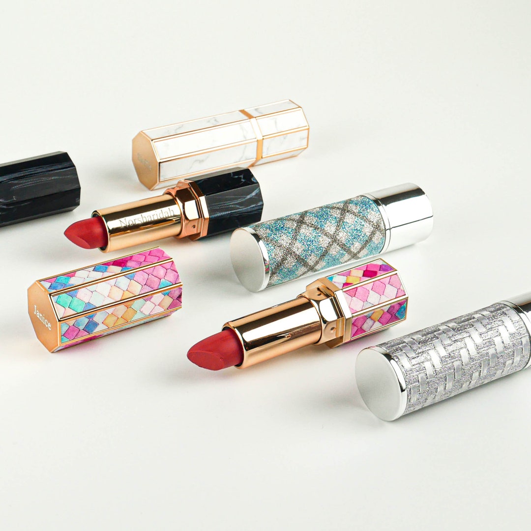 Customized Lipstick With Name Engraving premium Casing Etsy