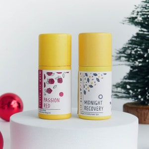 Set Natural Lip Balm & Tinted Lip Balm 6g - Lip Treatment, Sensitive Lips, Eco-friendly Gift, Christmas gift