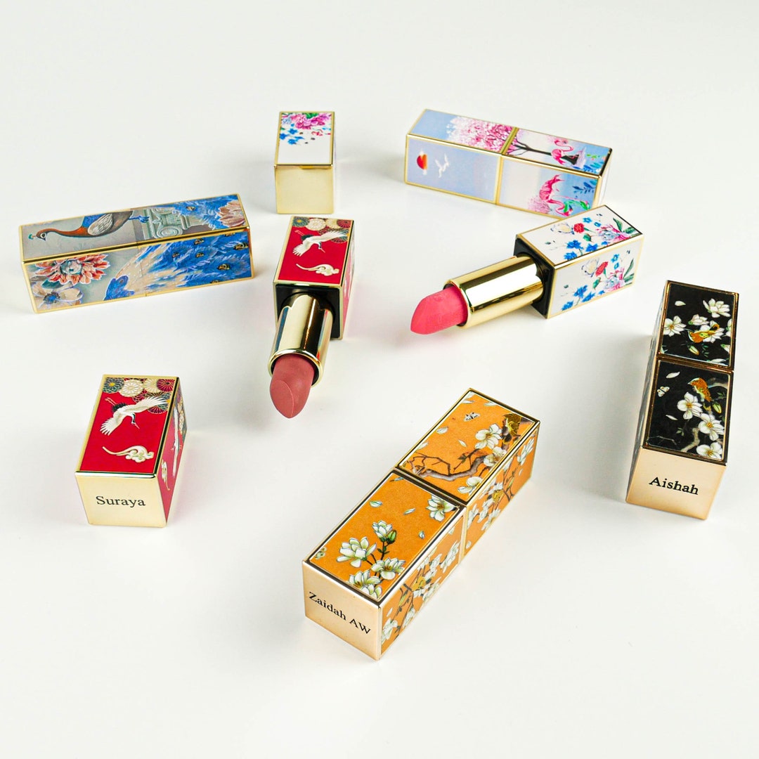 Customised Lipstick With Name Engraving exclusive Casing Natural