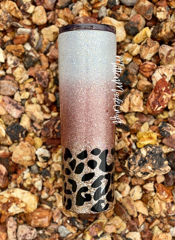 Rocks Tumbler, Glitter White