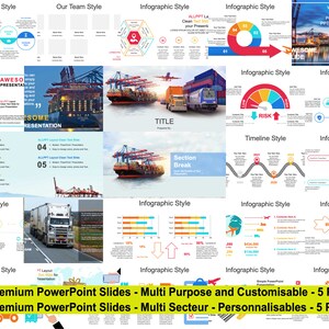 240 Editable PowerPoint Templates designs | infographics | Business templates | Powerpoint Presentation | Modern PPT slides - 5 Palettes
