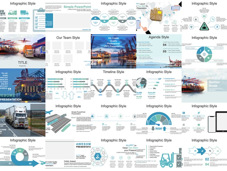 240 Editable Powerpoint Templates Designs | Infographics | Business