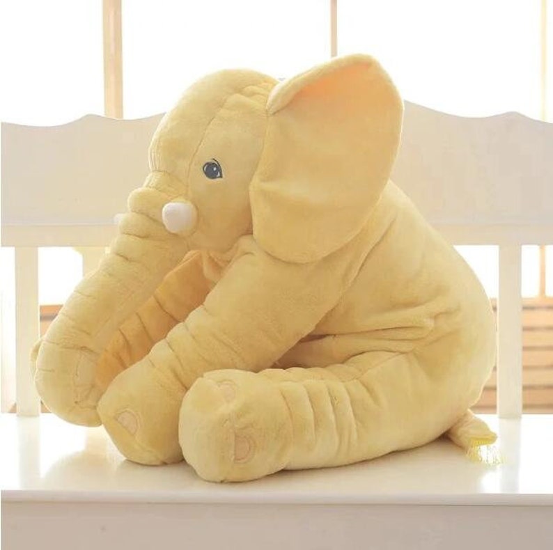 40/60CM Elephant Plush Pillow Infant Soft Toy For Sleeping Etsy