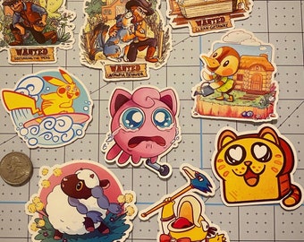 New Stickers - Pocket Monsters and More!