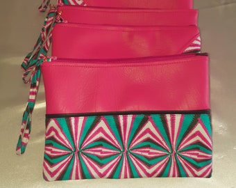 Pochette en wax