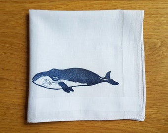 Humpback Whale - Cotton handkerchief