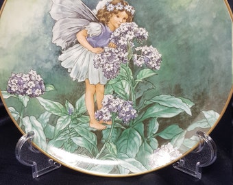 Collector's plate Villeroy & Boch * Heinrich "Flower Fairy Tale" by Mary Barker "The Heliotrope Fairy Tale" plate wall plate children