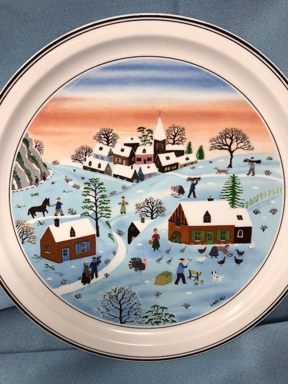 Villeroy & Boch, Collection Plate WINTER Four Seasons NAIF Plate Wall Plate  Design Naif Laplau, Winter - Etsy Norway