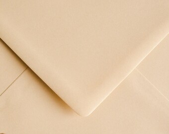 Envelopes - For the wedding - Cappuccino envelope - Envelope cream - beige envelope - elegant envelopes - C6 B6 - wedding cards