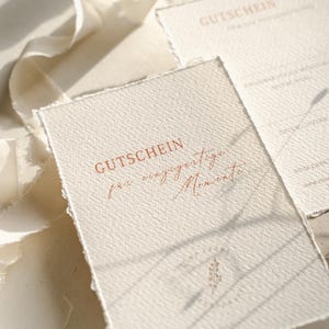 Gutscheine für deine Kunden - Geschenkgutschein - Individueller Gutschein mit deinem Logo