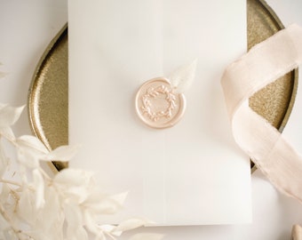 Transparent cover for cards in A6 format - Transparent cover - Parchment cover for wedding invitation cards - Wedding stationery