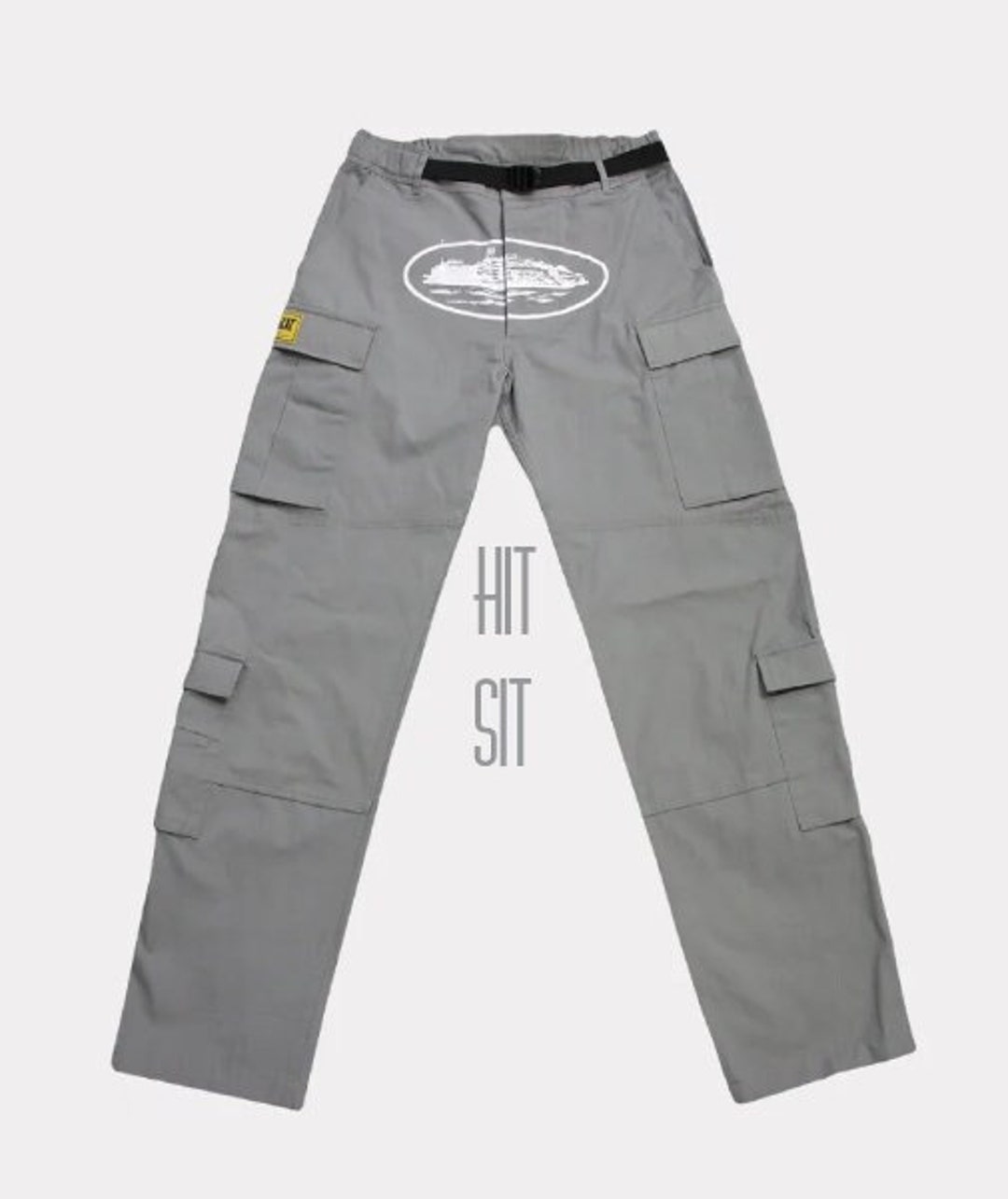 Corteiz Alcatraz Cargo Grey Trousers - Etsy