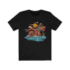 Dragons East Asian Style Vintage Art Dragon T-Shirt