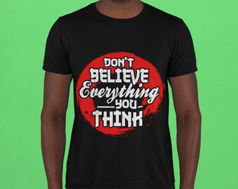 Zen Circle Mindfulness y Meditación Cita Camiseta