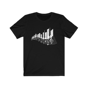 Piano Keyboard Retro Vintage Style Piano Keys T-Shirt