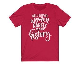 Women Empowerment Quote Design - Unisex Short Sleeve Tee Shirt
