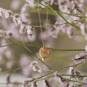 Collana Pepita in argento o bronzo , semplicità ed eleganza immagine 2