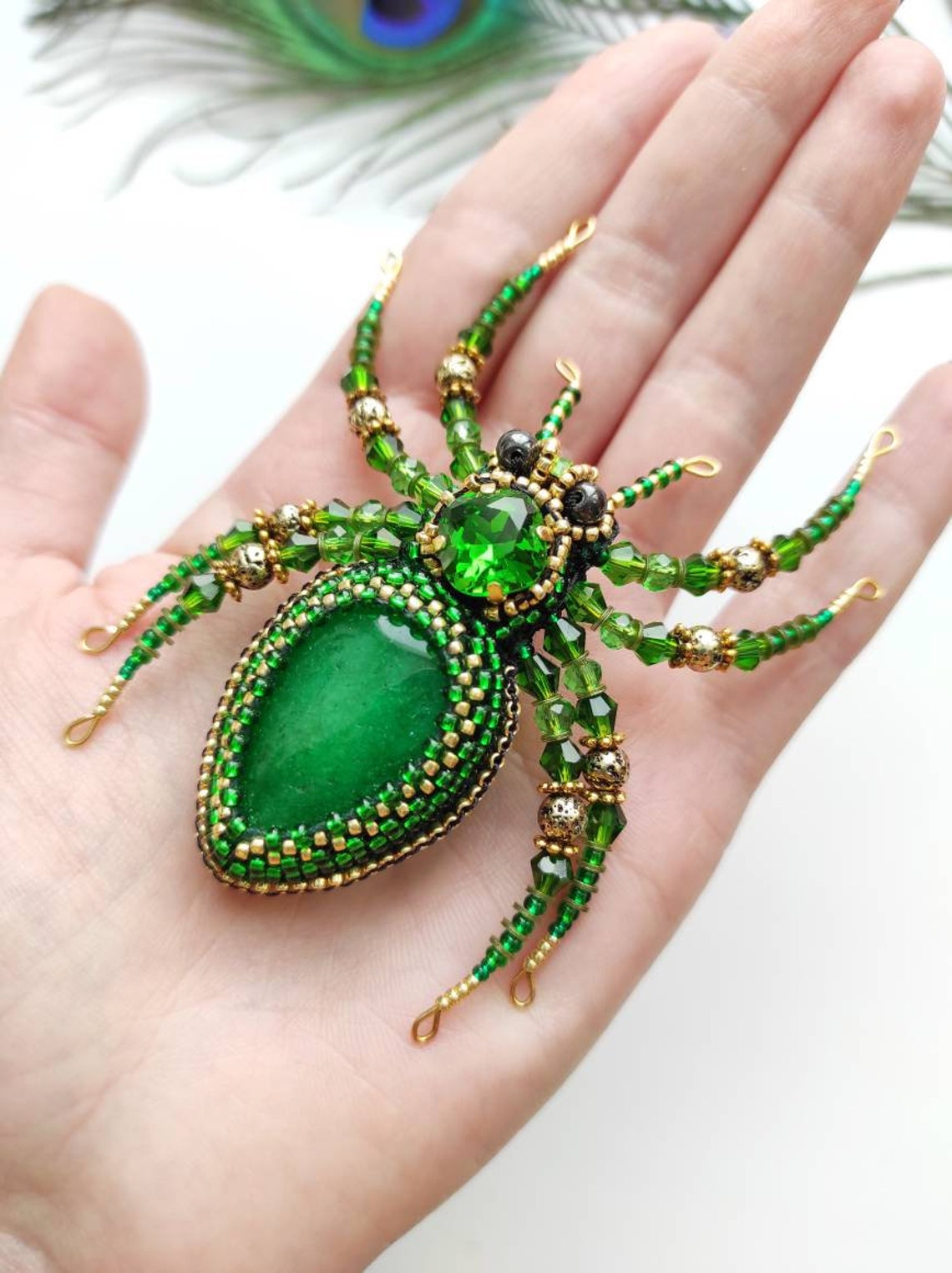 Spider Brooch Brooch Pin Handmade Brooch Jewelry Etsy