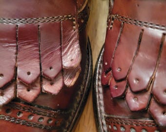 Cole Haan Bragano Brown Italian Leather Loafers Kiltie‎ Fringe Buckle 10D Vibram Cole Haan Bragano Brown Italian Leather Loafers Kiltie  main image 3
