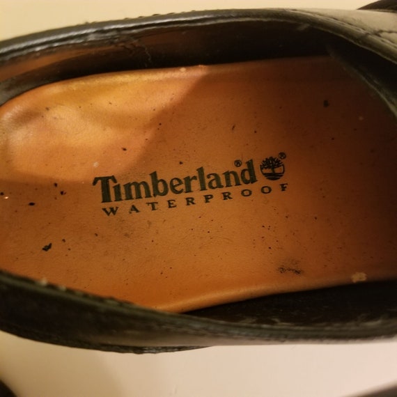 Timberland 7M Black Waterproof Leather Dress Shoe… - image 9