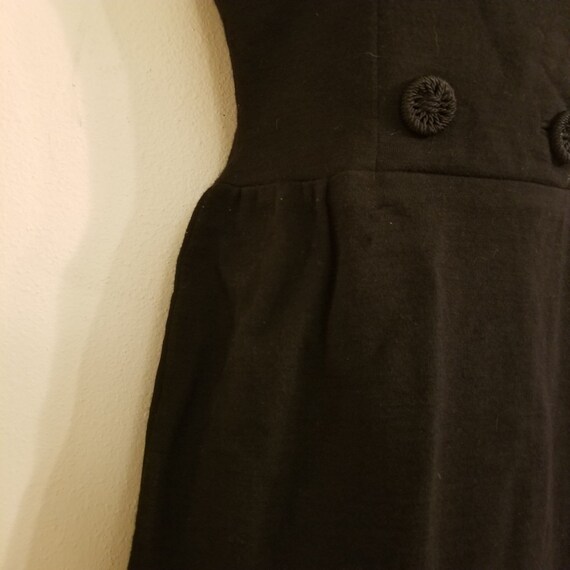 Butte Knit Wool Black Pencil Midi Sweater Dress L… - image 7