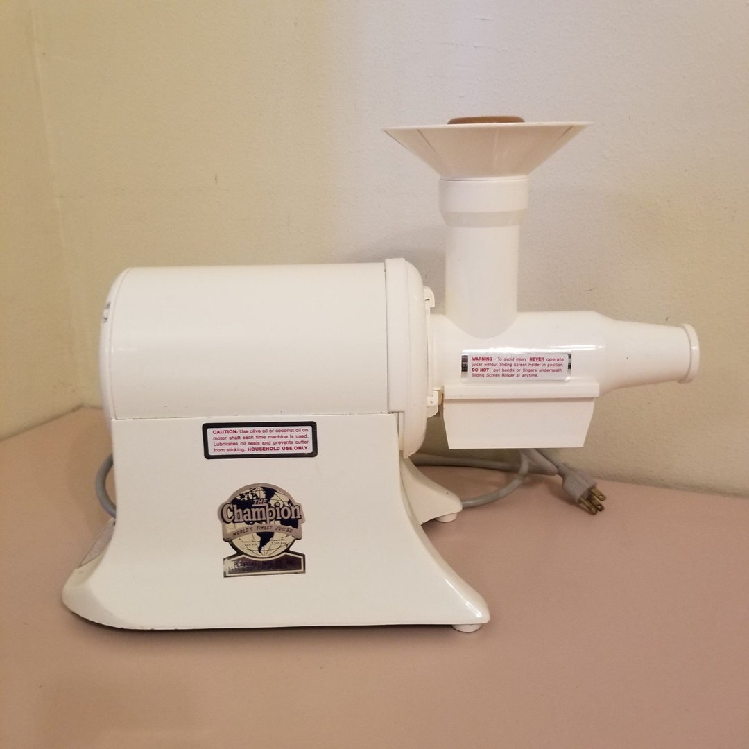 Champion Juicer G5 NG 853S White Health Nutrition Diet Juice Etsy