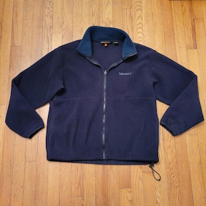 Timberland Polartec Fleecejacka Hel Dragkedja Svart M Vinterlager Jakt Utomhus