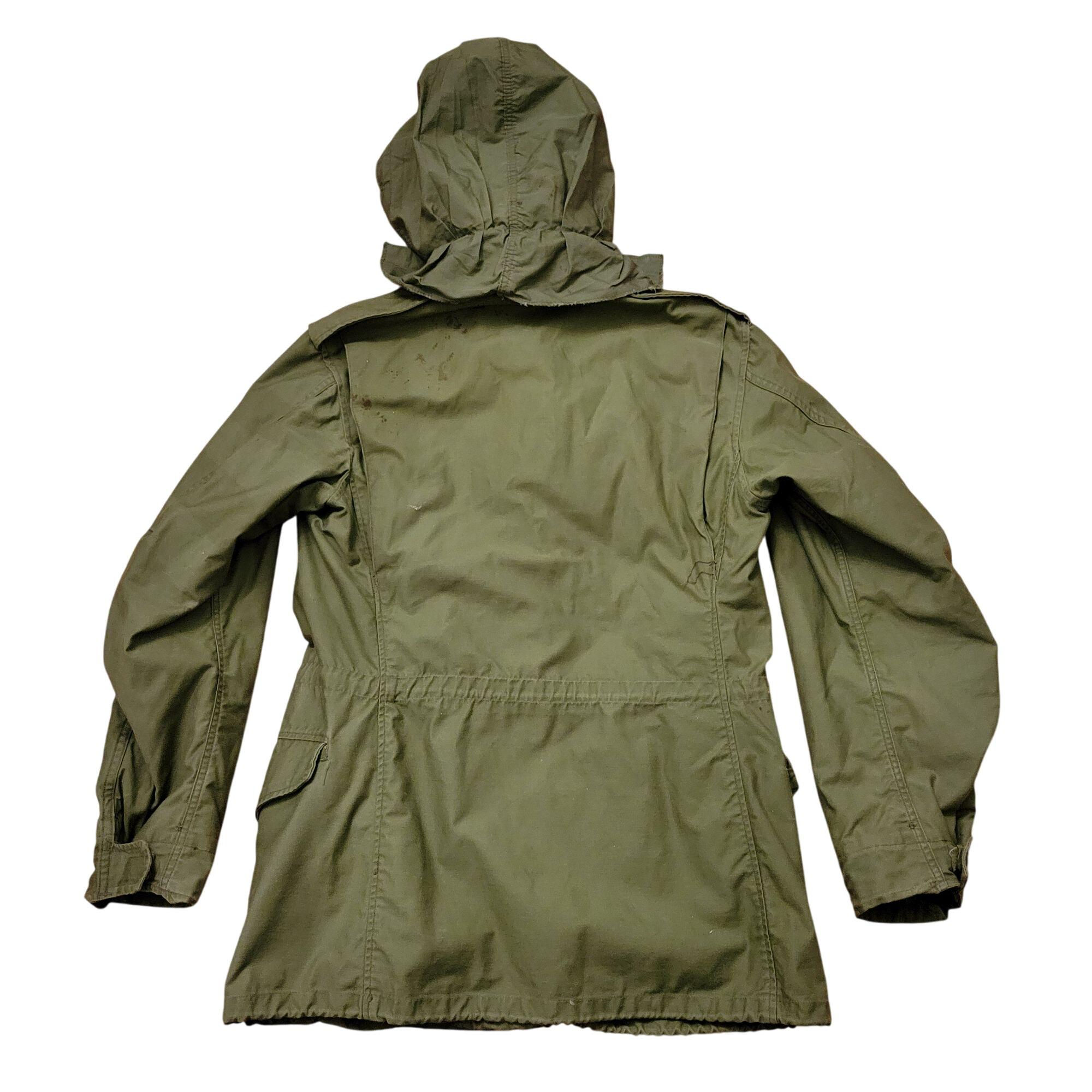 US Army M65 Cold Weather Field Coat Green S Long Vietnam 60s
