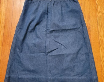 Koret 18R Blue Jean Denim Maxi Skirt Modest Western Home School