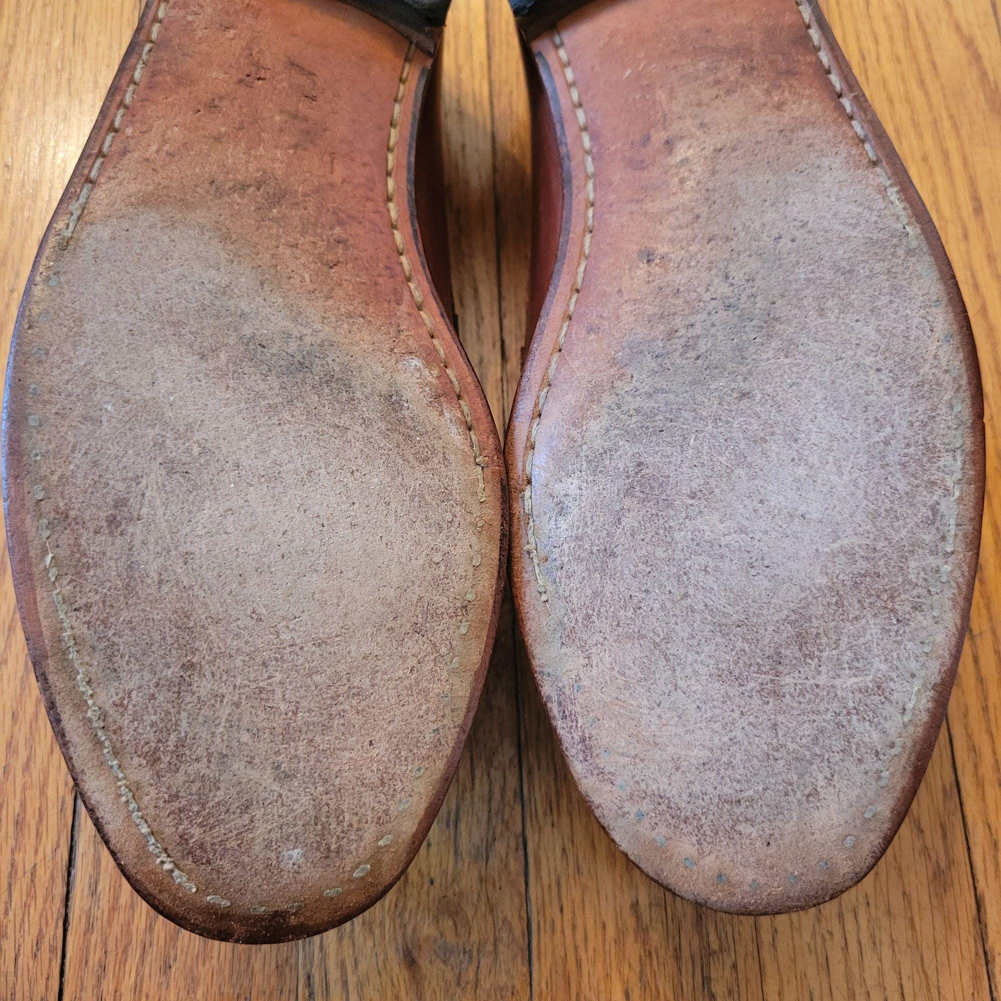 Allen Edmonds MAXFIELD Brown Tassel Loafers 9.5D Braided Leather