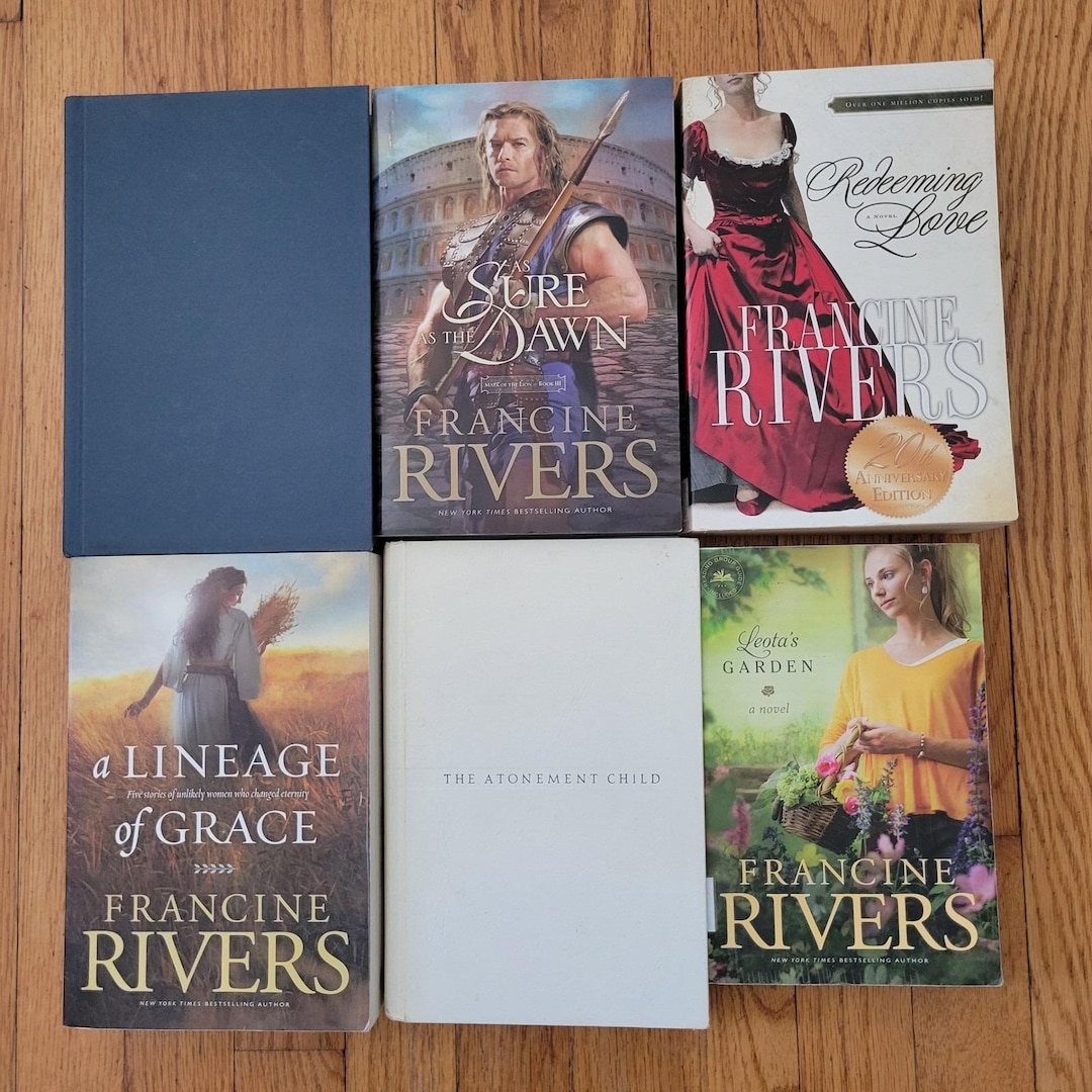 Francine Rivers Christian Fiction Books 7 Novel Lot Redeeming Love ...
